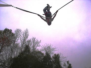 Bungee Trampoline Rockwall Combo