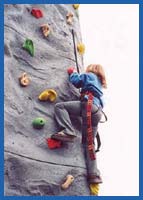 Portable rock climbing wall
